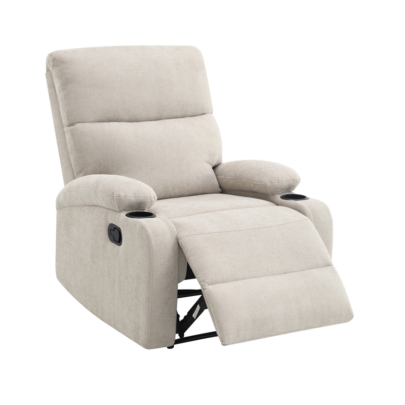 ACME Larkin Motion Recliner in Beige Chenille