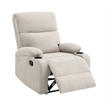 ACME Larkin Motion Recliner in Beige Chenille