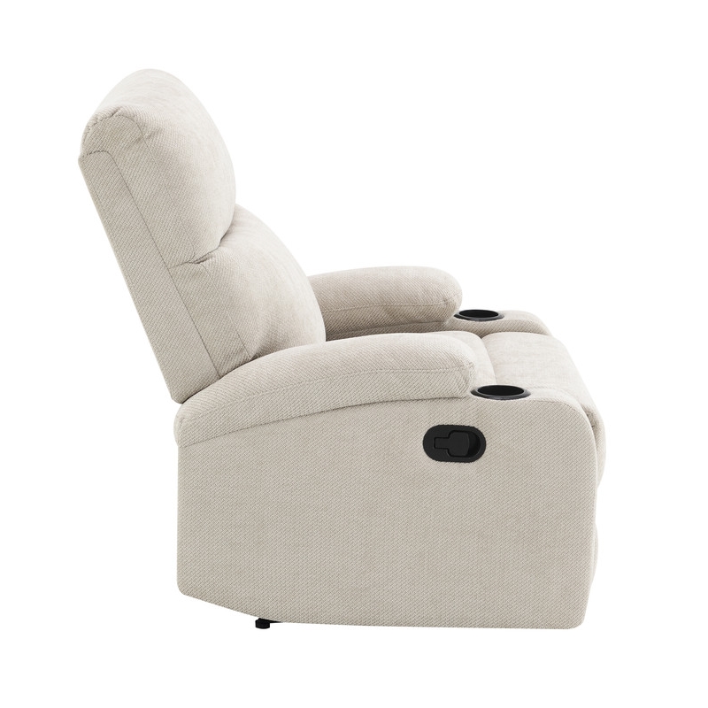 ACME Larkin Motion Recliner in Beige Chenille