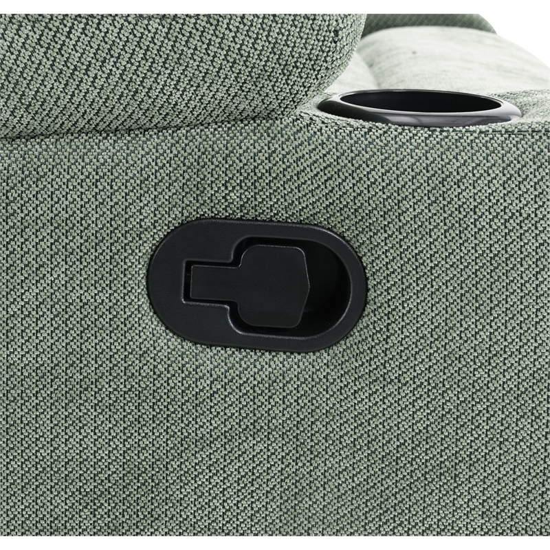 ACME Larkin Motion Recliner in Green Chenille