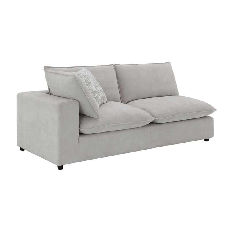 ACME Marisa Modular LF Loveseat w/2 Pillows in Beige Boucle