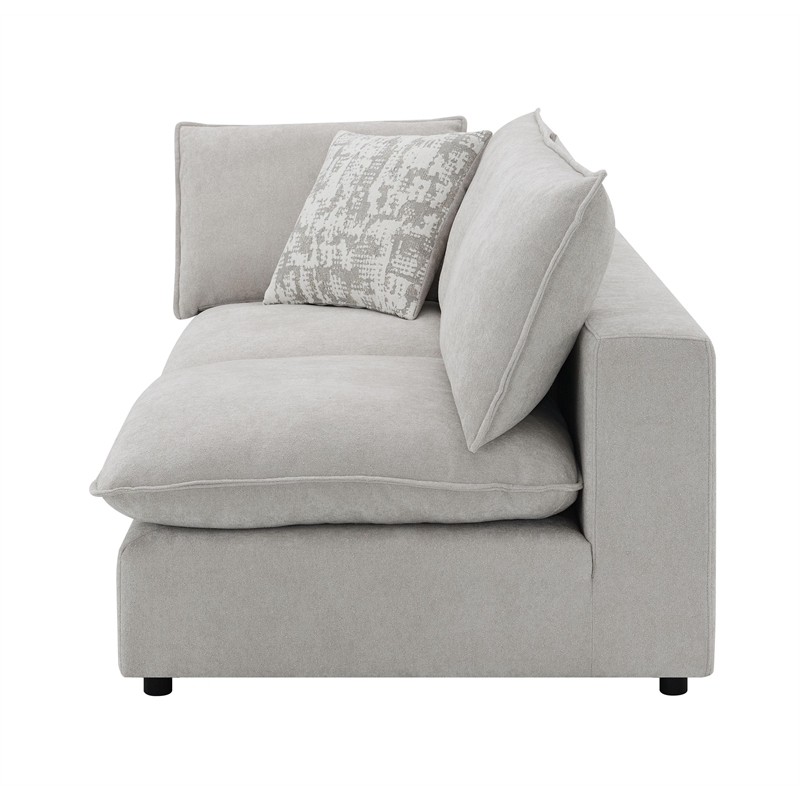 ACME Marisa Modular LF Loveseat w/2 Pillows in Beige Boucle