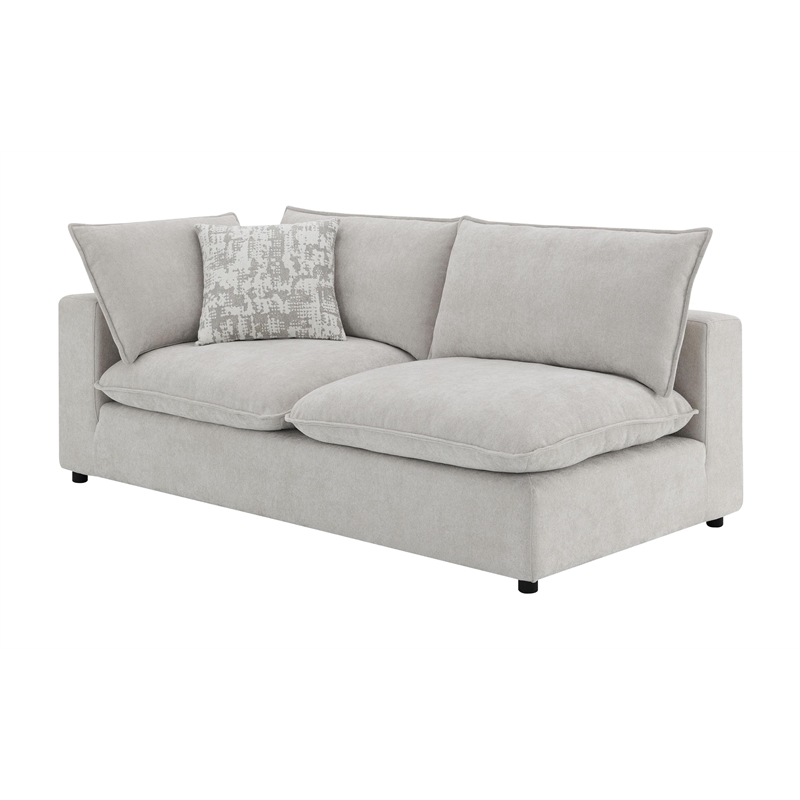 ACME Marisa Modular LF Loveseat w/2 Pillows in Beige Boucle