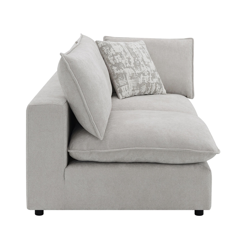 ACME Marisa Modular RF Loveseat w/2 Pillows in Beige Boucle
