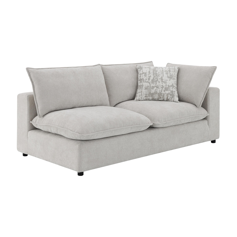 ACME Marisa Modular RF Loveseat w/2 Pillows in Beige Boucle