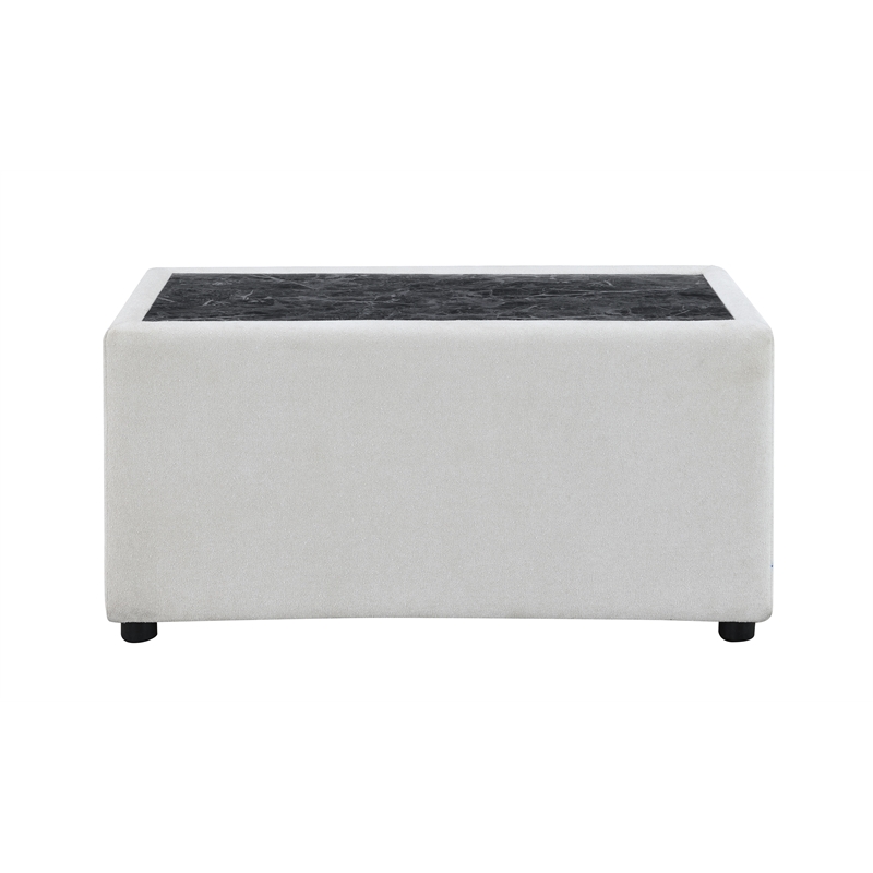 ACME Marisa Modular Console in Beige Boucle