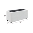 ACME Marisa Modular Console in Beige Boucle