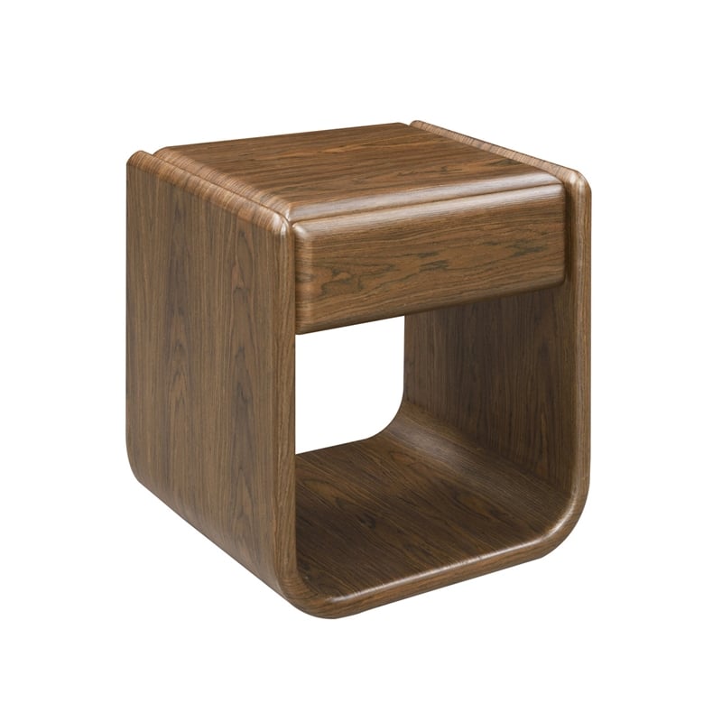 ACME Lanza End Table w/Drawer in Dark Walnut