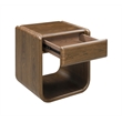 ACME Lanza End Table w/Drawer in Dark Walnut