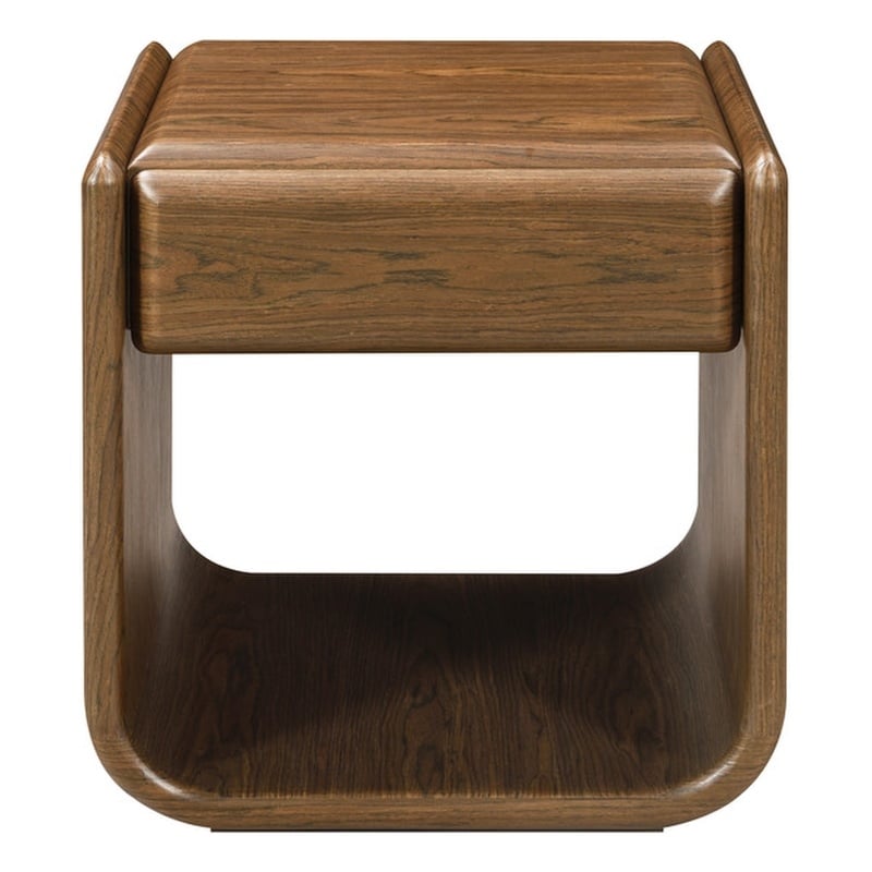 ACME Lanza End Table w/Drawer in Dark Walnut