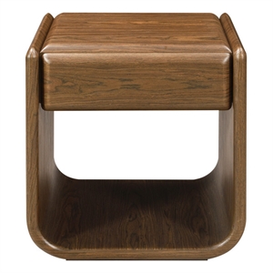 ACME Lanza End Table w/Drawer in Dark Walnut
