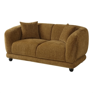 ACME Lennox Loveseat w/2 Pillows in Brown Chenille