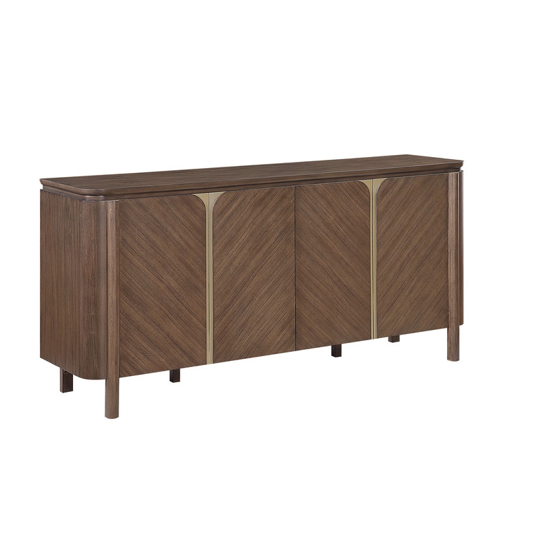 ACME Ouida Server in Brown & Gold