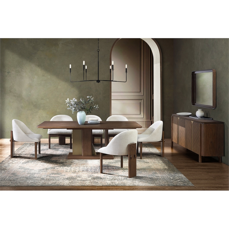 ACME Ouida Server in Brown & Gold