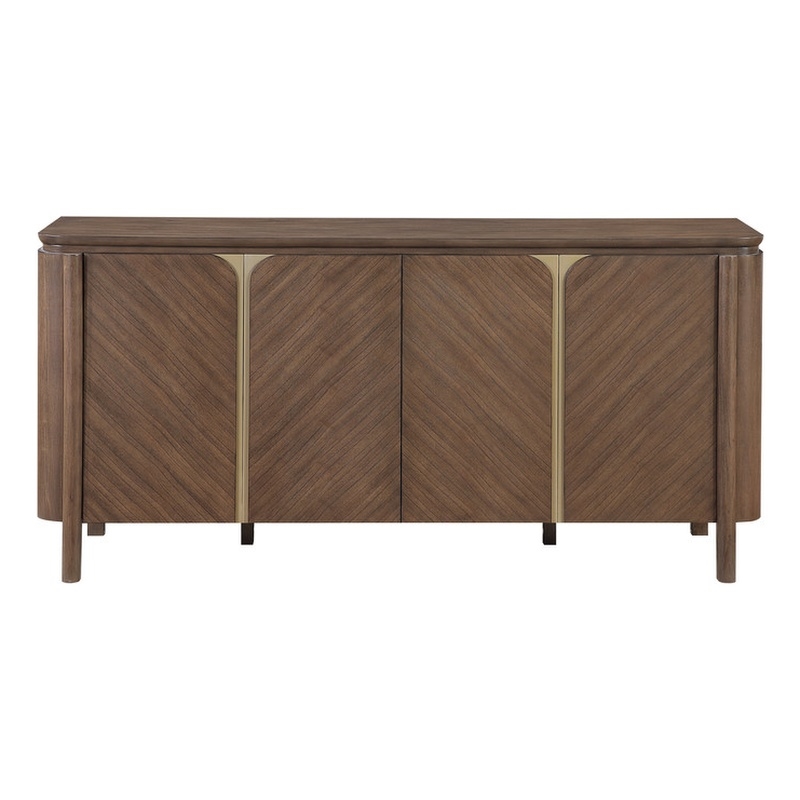 ACME Ouida Server in Brown & Gold