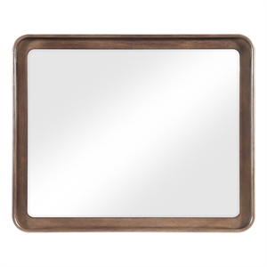 ACME Ouida Mirror in Brown and Gold