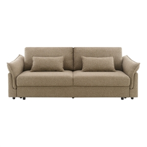 ACME Turpin Sofa w/Sleeper in Brown Boucle