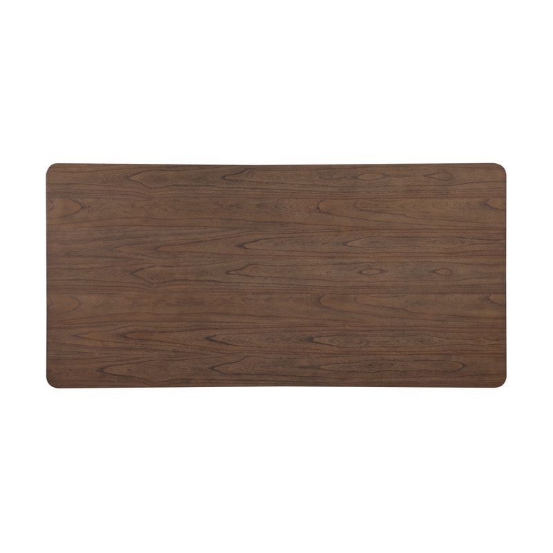 ACME Ouida Dining Table in Brown & Gold