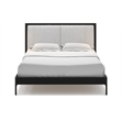AEON Furniture Anushka Linen-Like Fabric Upholstered Full Bed in Black