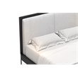AEON Furniture Anushka Linen-Like Fabric Upholstered Full Bed in Black