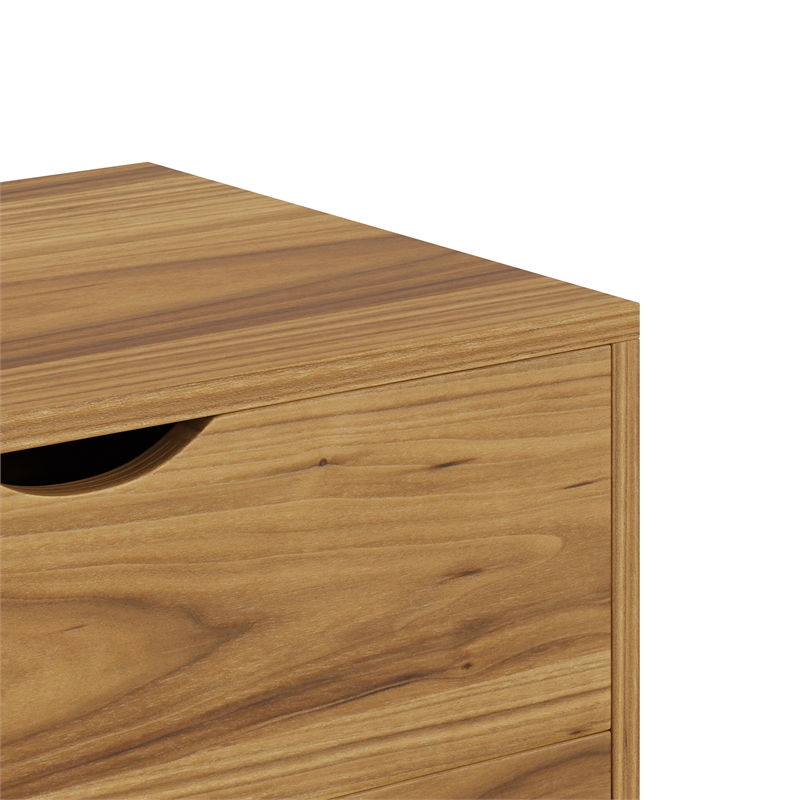 Aeon Furniture Clara 2-Drawer Nightstand in Natural