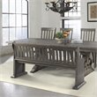 Picket House Furnishings Stanford Pew Bench in Dark Ash
