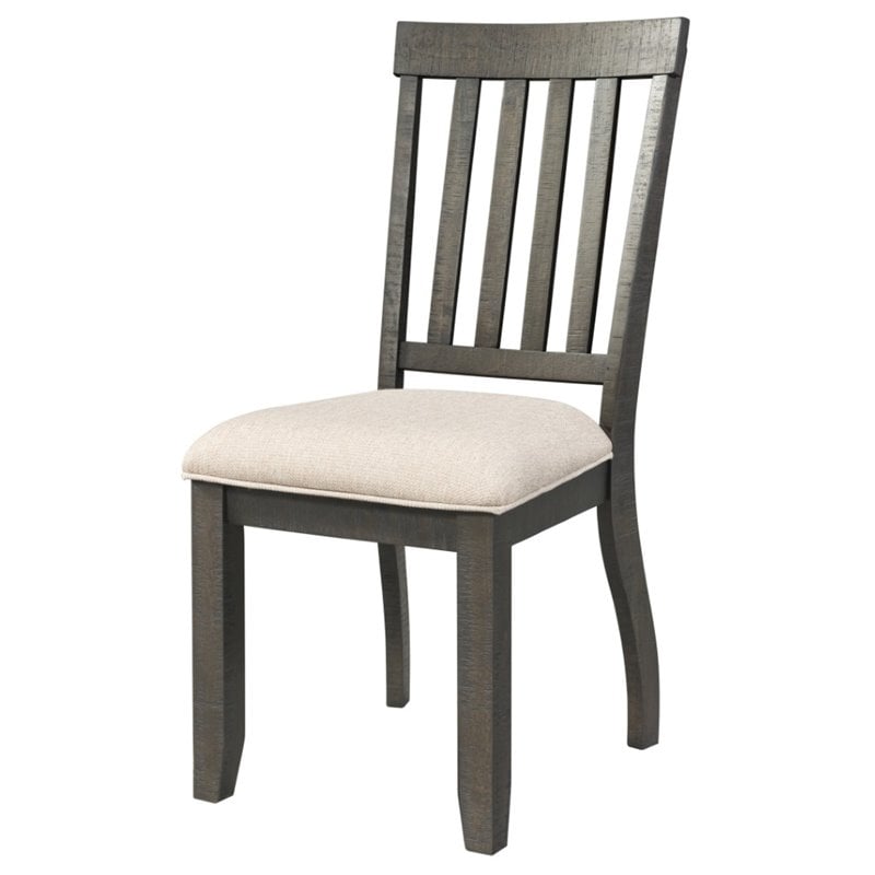 Picket House Furnishings Stanford Side Chair in Dark Ash (Set of 2)