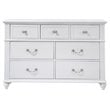 Picket House Furnishings Annie 7 Drawer Dresser in White