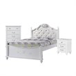 Picket House Furnishings Annie 3 Piece Full Bedroom Set in White