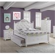 Picket House Furnishings Annie 3 Piece Full Bedroom Set in White