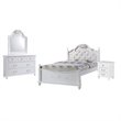 Picket House Furnishings Annie 4 Piece Full Bedroom Set in White