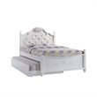 Picket House Furnishings Annie Full Bed with Storage Trundle in White