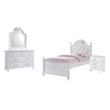Picket House Furnishings Annie 4 Piece Twin Bedroom Set in White