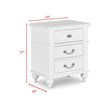 Picket House Furnishings Annie 4 Piece Twin Bedroom Set in White
