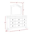 Picket House Furnishings Conley 5 Piece Queen Bedroom Set in Cherry