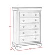 Picket House Furnishings Conley 5 Piece Queen Bedroom Set in Cherry