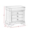 Picket House Furnishings Conley 5 Piece Queen Bedroom Set in Cherry