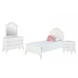 Picket House Furnishings Jenna 4 Piece Twin Kids Bedroom Set in White