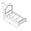 Picket House Furnishings Jenna 5 Piece Full Kids Bedroom Set in White