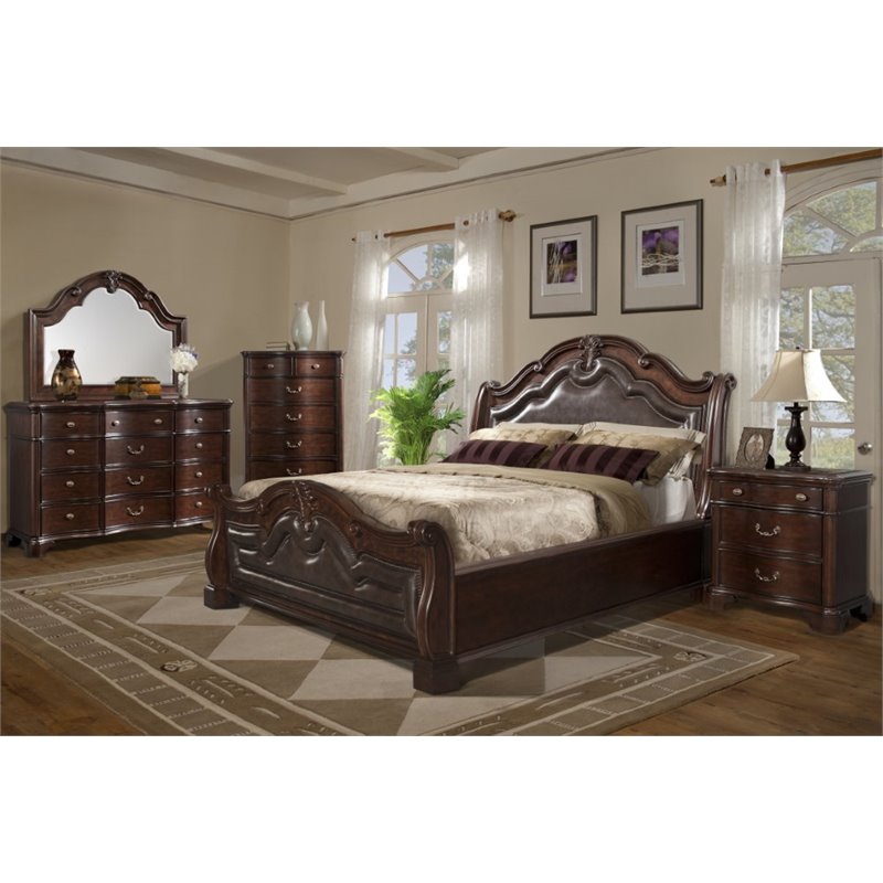 Zoe S Furniture Elements Tomlyn 6 Piece Queen Sleigh Bedroom Set Elements Tomlyn 6 Piece Queen Sleigh Bedroom Set