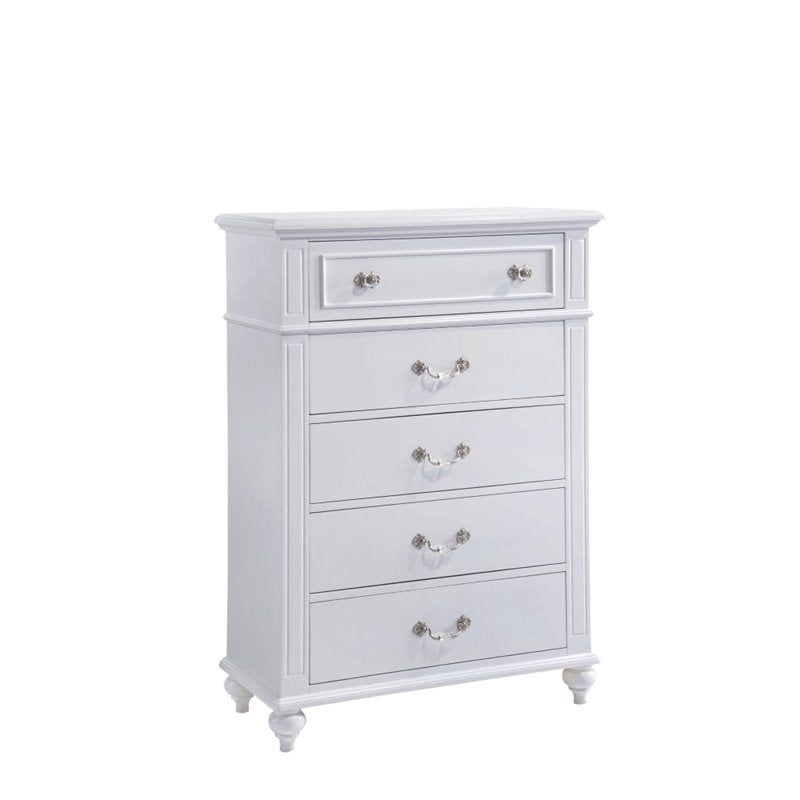 Picket House Furnishings Annie 6 Piece Twin Bedroom Set in White