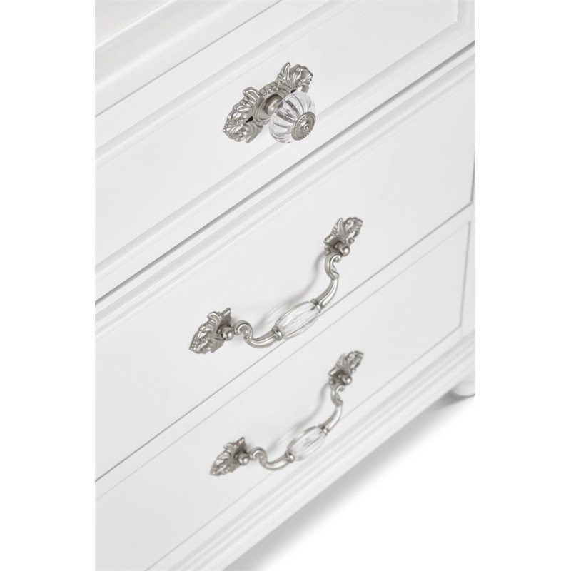 Picket House Furnishings Annie 6 Piece Twin Bedroom Set in White