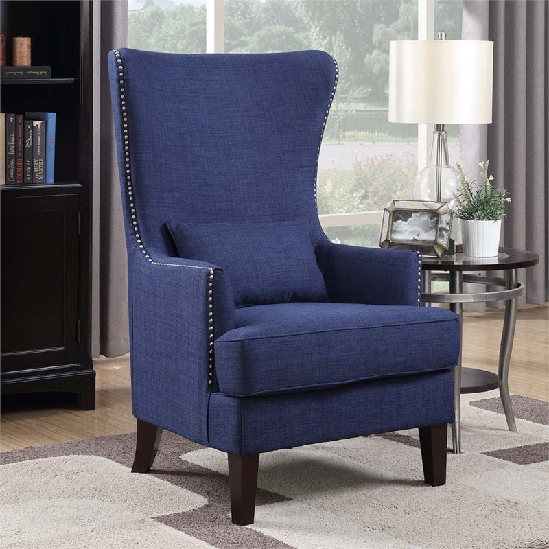 Picket House Furnishings Kegan Accent Chair in Blue