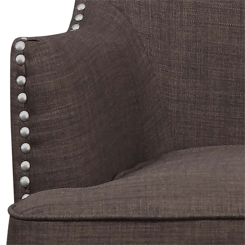 Picket House Furnishings Kegan Accent Chair in Chocolate