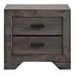 Picket House Furnishings Grayson 4 Piece Queen Panel Bedroom Set in Gray Oak