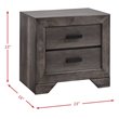 Picket House Furnishings Grayson 4 Piece Queen Panel Bedroom Set in Gray Oak