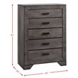 Picket House Furnishings Grayson 3 Piece King Panel Bedroom Set