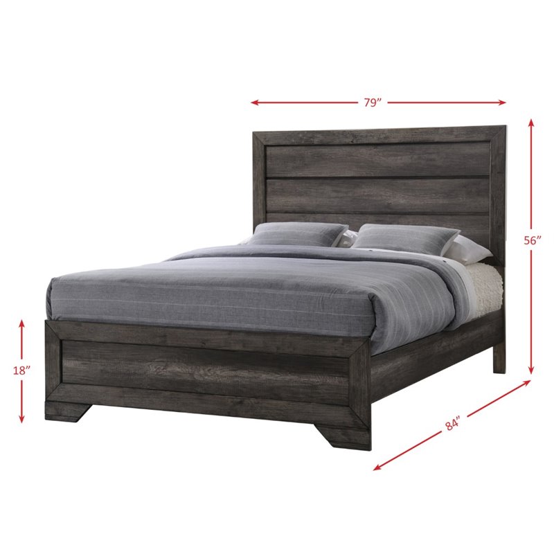 Picket House Furnishings Grayson 3 Piece King Panel Bedroom Set