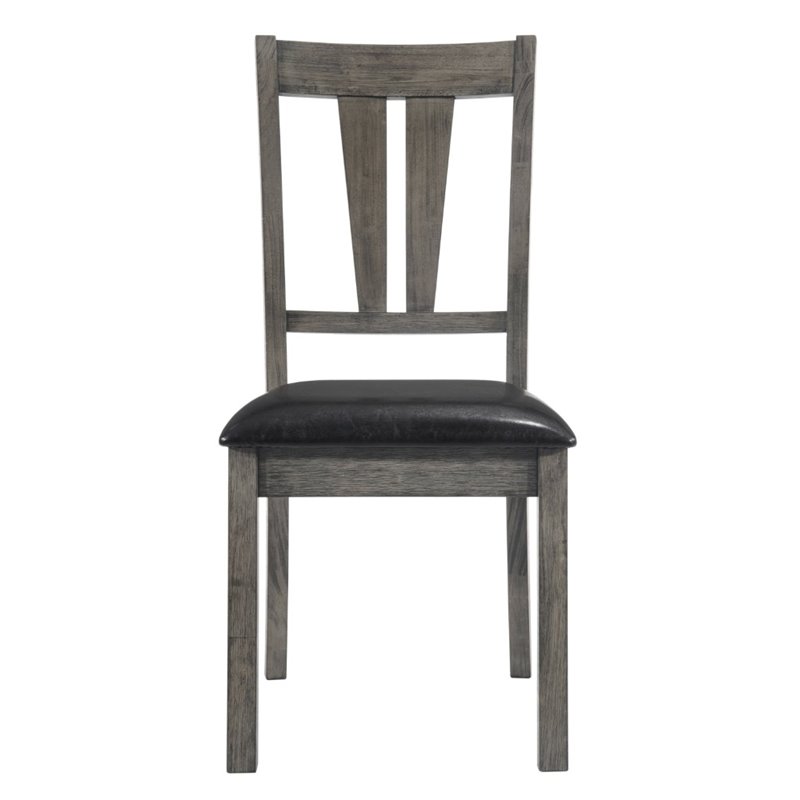 Picket House Furnishings Grayson 5 Piece Extendable Dining Set in Gray