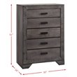 Picket House Furnishings Grayson 5 Piece King Panel Bedroom Set